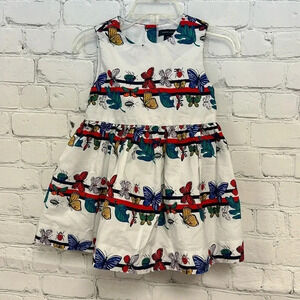 Tommy Hilfiger Baby Girls Butterfly Dress 18M EUC